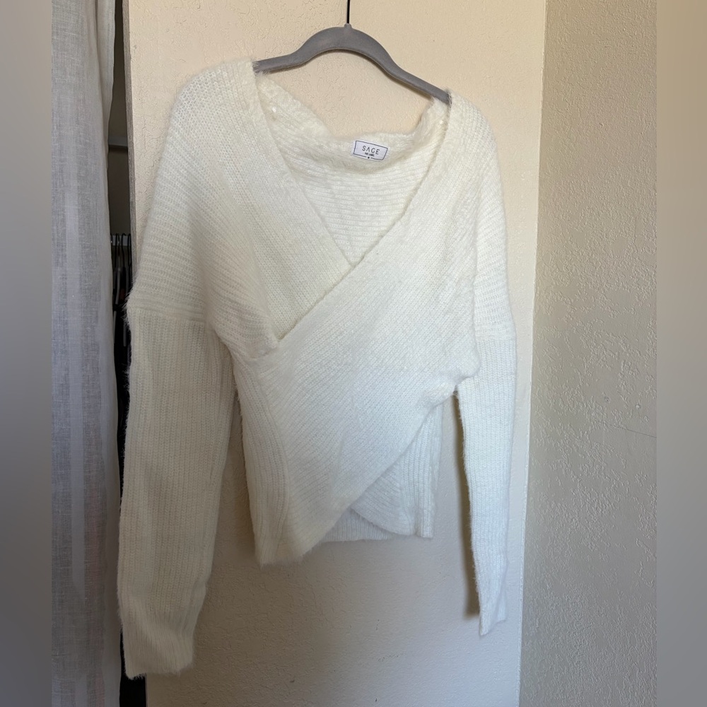 Sage the Label Criss Cross Sweater